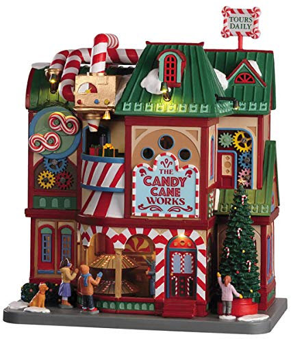 Lemax Christmas Village The Candy Cane Works With 4.5V Adaptor - 05681