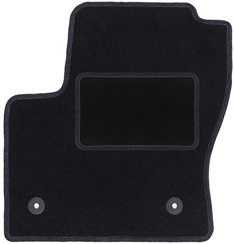 Wielganizator Automatte – Passend für Ford Kuga MK2 SUV 2012-2019 – Velours – Autozubehör - Auto Fußmatten – Fußmatte Auto – 1-teilig - schwarz