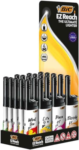 BIC EZ Reach 20 briquets multi-usages message