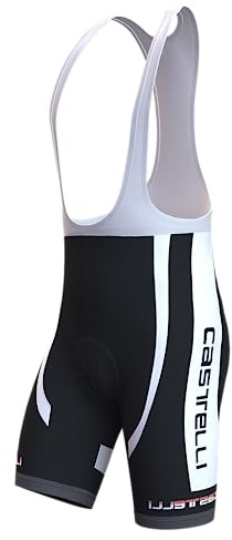 assocauicy Cuissard à Bretelles De Cyclisme pour Homme, Respirant à SéChage Rapide Et AntidéRapant,Cuissard Velo Homme éLastique avec Poche