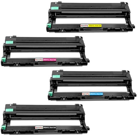 HenceBuy DR-241CL Trommeleinheit Kompatibel für Brother DR241CL Trommel Kit für MFC-9142CDN MFC-9332CDW HL-3142CW HL-3152CDW DCP-9022CDW DCP-9020CDW MFC9142CDN MFC9332CDW DCP 9022CDW (4 Pack)