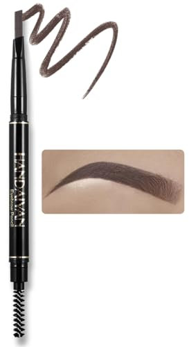 Eyebrow Pencils with Brow-Brush, Long-Lasting Eyebrow Pen, Natural Looking Brow Pencils (Dark Brown)