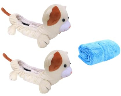Oshhni Couvre-Lames de Patins à Glace, Housse de Patinage Robuste pour Hommes et Femmes, Protecteur de de Patin en Forme d'animal, Housses de Patins, Chat