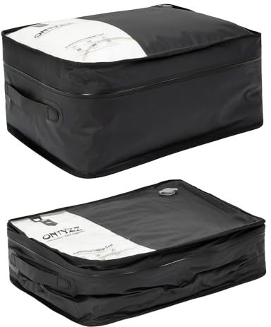 Sacchetti Sottovuoto Vestiti Riutilizzabili TPU Buste Sottovuoto Viaggio con IP67 Cerniera Impermeabile Borse Organizer Cubi di Imballaggio per Viaggi D'affari