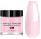 15g Large Capacity Acrylic Powder for Nail Extensions - Transparent/White/Pink Professional Monomer Powder with Strong Adhesion, Easy to Shape,Nail Carving and Sculpting Supplies (pink, 1)