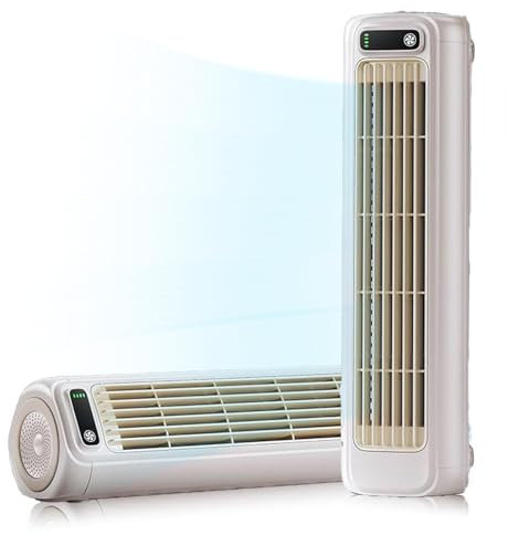 Sherum Rafraîchisseur, Sherum Rafraichisseur D'air, Ventilateur De Bureau À 3 Vitesses Avec Vent Naturel, Chargement Usb Pour La Chambre, Le Bureau Et Les Voyages (Beige)