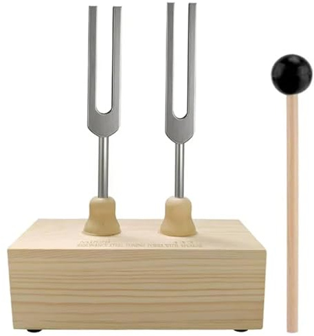 Diapasons De Résonance 432Hz 528Hz Chakras Diapason Boîte Résonance En Bois Outil Sonore Pour La Méditation Fourchettes Sonore Durables