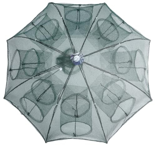ABOOFAN Fishing Net Foldable Fish Trap with Portable Design for River and Lake Crab Trap Fishing Cage for Anglers