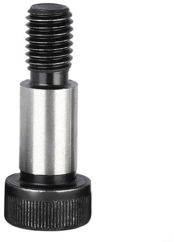 12,9 stål sexkantsskruv M5 svart, höghållfast precision passskruv för verktygstillverkning, rullager och formkonstruktion (5 mm x 10)