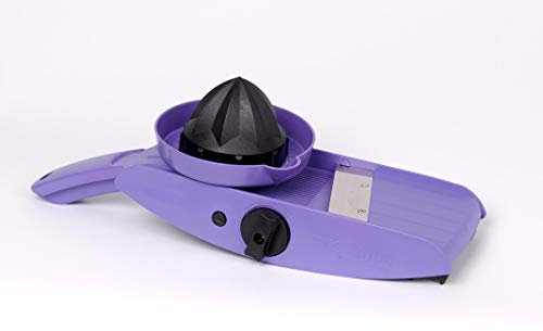 TNS Mandoline 3000 violet/noir TNS3000 - Râpe multifonction - Presse-agrumes