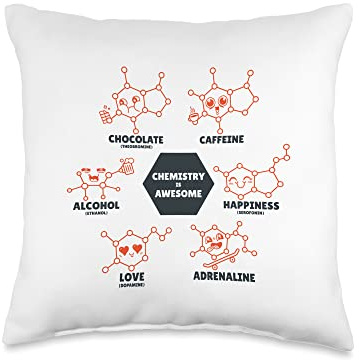 Chemistry Teacher Chemical Joke Article Chemical Laboratory Throw Pillow