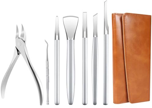 Kit per la rimozione delle unghie incarnite, kit di strumenti per pedicure, set di coltelli professionali in acciaio inox, strumenti per la cura dei piedi, strumenti per la cura delle cuticole delle