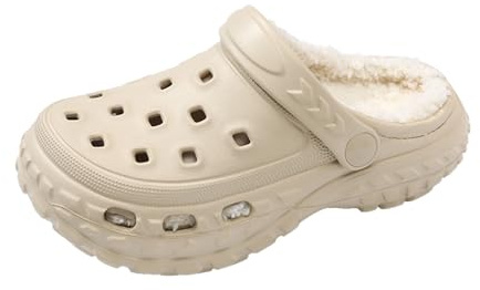 YUKTOPA Enfant Hiver Sabots Garçon Fille Fourrure Doublée Pantoufles Chaussons de Maison Chaussures de Jardin Respirant Antidérapant