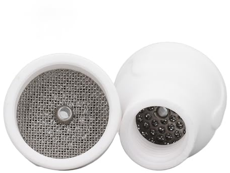 2st TIG-svetskopp Keramisk Vit Färg 2,4 Mm Filter Mitthål TIG-kopp Svetsbrännare Tillbehör för Argonbågssvetspistol