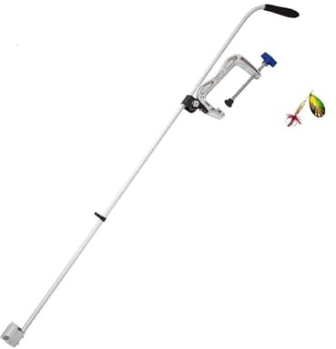 blntackle76 Set: Jenzi Echolot-Geberstange Bootsbefetigung von Jenzi für Echolotgeber 120cm + gratis Spinner & Petri Heil! Aufkleber