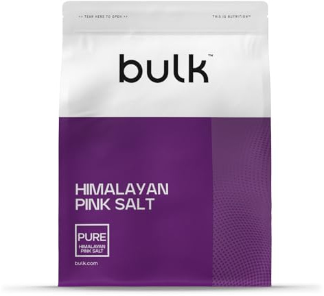 Bulk Sel rose de l'Himalaya, 500 g, l'emballage peut varier