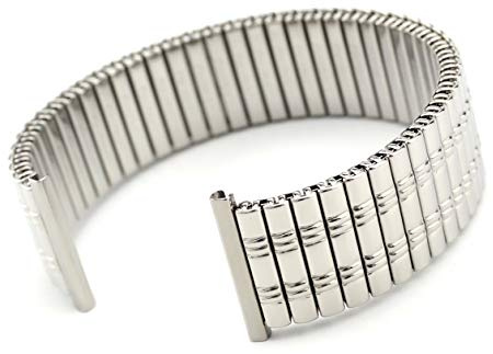 Rowi 22 mm Fixoflex S dragband L316 rostfritt stål klockband Made in Germany origanalförpackad