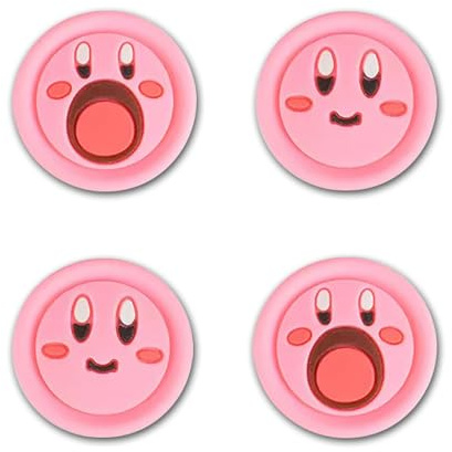 PERFECTSIGHT Switch Thumb Grips, Cute Joystick Caps for Nintendo Switch, 4 PCS Thumbstick Cover for Switch Lite/OLED, Analog Stick Button Cover for NS Joycon Controller