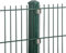 Doppelstabmattenzaun Set 868 Moosgrün | Stabmattenzaun | Mit VA Klemmhalter | Gartenzaun | Komplett Set | 183 cm-7.5