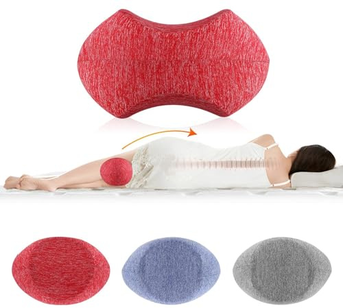 UrbanHomes Coussins Relève-Jambes, Coussin Jambes, Coussin Entre Jambes Pour Dormir, Coussin Pour Genoux Dormir, Coussin Celsius Entrejambe, Coussin De Genoux Pour Dormir, Coussin Genoux, Rouge-Corail