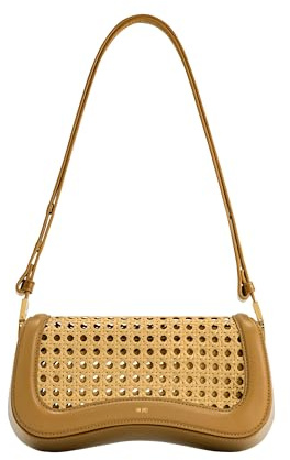 JW PEI Women's Joy Shoulder Bag - Faux Bamboo Brown