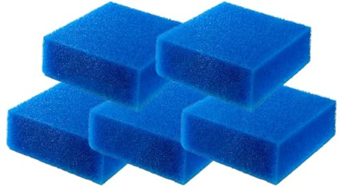 GERUI 5 pezzi 88101 - Spugna filtrante fine L compatibile per Juwel Compact/Bioflow 6.0/L (standard)