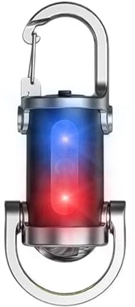 Nubamzy Mini portachiavi con torcia elettrica | Torcia portachiavi | Potente portatile impermeabile multifunzionale mini luce LED per casa, auto, zaino, lavoro all'aperto