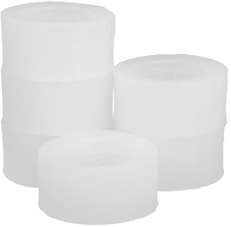 GLEAVI 6 moldes de fondant: molde de silicona para macarrones, ideal para hornear pasteles, dulces, chocolate y jabón. Utensilios antiadherentes reutilizables para hornear, ideales para el hogar y