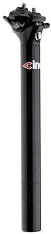 Cinelli – Conjunto de Pilar tija de sillín para Bicicleta, Color Negro, tamaño 27.2 mm