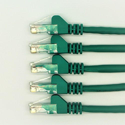 RGB Networks Ltd 5-Pack 0.3m RJ45 Cat 6 Ethernet Patch LAN Network Cable (5-Colour Bundle) - R1300A (0.3, Green)