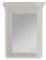 Forte Kashmir Spiegel, Holzwerkstoff, Pinie Weiß, B x H x T: 72,1 x 92,8 x 7,3 cm