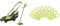 Ryobi 18V ONE+ Cordless Lawnmower and Grass Trimmer Kit (1 x 4.0Ah) & RAC158 Heavy Duty Blade Replacements (10 pack)