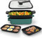 AEWHALE 3 en 1 Sartén Multifuncional Grill Eléctrico,Sartén eléctrica con tapa de cristal 1500W Revestimiento Antiadherente,Superficie Extraíble y asas de tacto frío Sartén eléctrica para Panqueques