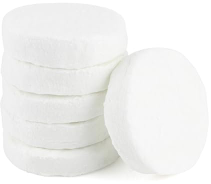 HO-SFSM 6 pezzi Spugne Rotonde in Ceramica, Lana di Ceramica per Bioetanolo, Bio-etanolo, Camino, Camera di Combustione