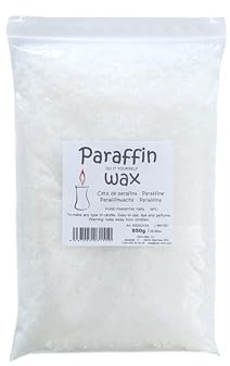 WAXIM Paraffin für Kerzen 850g in Perlen - Wachsgranulat, Kerzenrohstoffe, Kerzenwachs für DIY