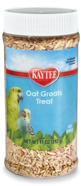 KayteeOat Groats Treat Jar- All Pet Birds 3 oz Pack of 1