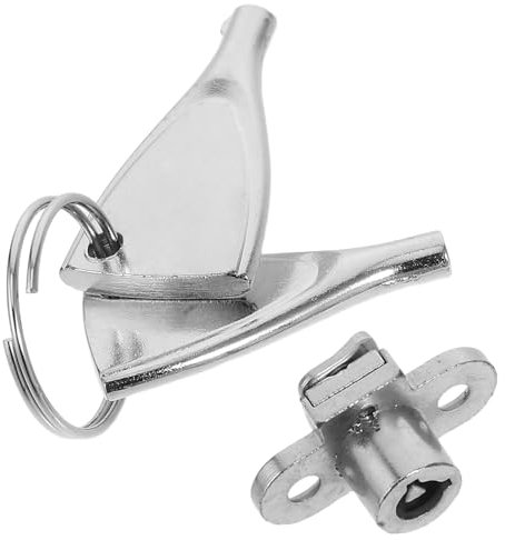 HEATSHAKING Mailbox Door Lock Replacement for Monitoring Cabinets Indicating Lock for Apartment Garage Easy Installation