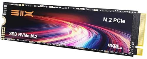 SIX X4000 1T M.2 SSD PCIe Gen3x4 NVME SSD Interne Solid-State-Laufwerk - bis zu 3.000MB/s Lesen, 1.300MB/s Schreiben