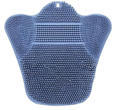 Nettoyeur de pieds - Silicone 32 x 31 x 3,3 cm - Tapis de douche avec ventouses antidérapantes - Nettoyant mural pour pieds et dos - Accessoire de bain pour hommes, femmes, spa,