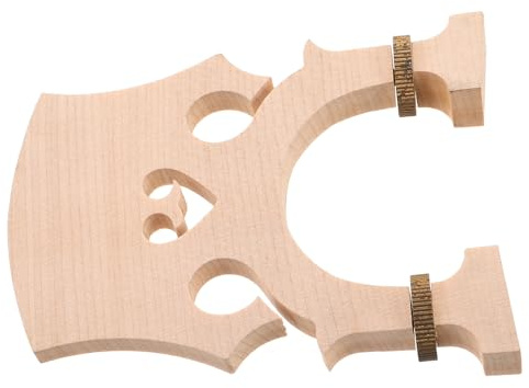 LOLIPPYY Cello Bridge Adjustable Maple Wood European Cello Accessories for Low and Tall Bridge Use Instrument