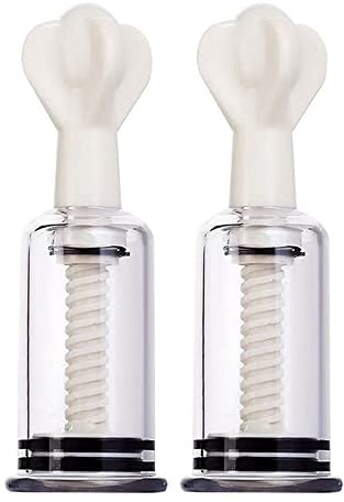 Angeer 2 Pcs/Set Cupping Set,Vacuum Twist Suction Cupping Device for Relaxation Pain Relief(M, White)