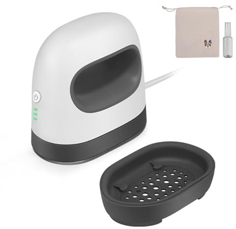 Mini Transferpresse Hitzepresse Maschine, Mini Transferpresse mit Automatischer Abschaltfunktion und 3 Verschiedenen Heizmodi, Tragbare Hitzepresse für DIY Selbstgemachte T-Shirts Mützen (GRAU)