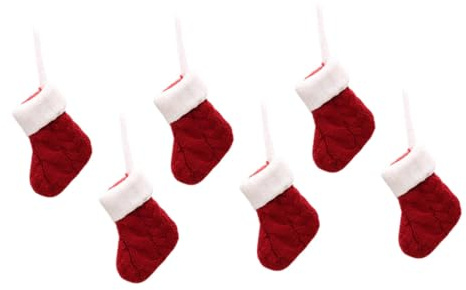MAGICLULU 6pcs Christmas Cutlery Holders Festive Knit Silverware Bags for Holiday Table Decor for Home Restaurant Use Protects Forks Spoons from Dirt
