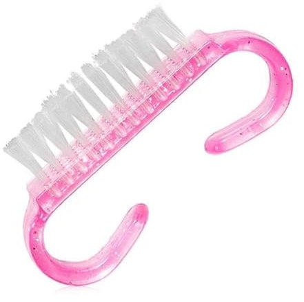 1 cepillo de uñas acrílico para limpieza de uñas, lima de manicura, herramienta de ángulo, pedicura, polvo, quitar M8k9 suave y pequeño