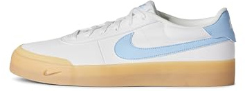 Nike Herren Court Shot Schuhe, Weiß/Hellblau/Gum Yellow, 47.5 EU