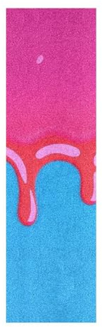 voucong Fashion Street Graffiti Painting Pink Blue Grip Tape roll for Skateboards Anti Slip Scooter Accessories 33×9 Inch lija para patineta