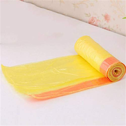 LKJHG Sac à ordures avec Cordon de Serrage, 45 * 50cm 20L 150 Sacs à ordures durables, Sacs à ordures Haute résistance, Sacs à ordures dégradables