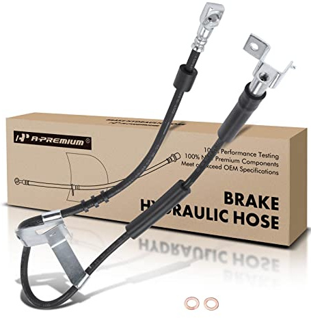 A-Premium Front Passenger Brake Hydraulic Hose Compatible with Select Dodge Models - Ram 1500/Ram 2500/Ram 3500 1994 1995 1996 1997 1998 1999 - Replace# 52008870AC
