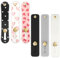 WLLHYF 6PCS Phone Strap Grip, Cell Phone Finger Holder, Telescopic Silicone Loop, Universal Back Grip (Multicolor)