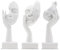 Irayin Pensatore Astratto Statua Scultura, Statuette Decorative Casa, Decorazione Moderna Scultura, Soprammobili Moderni Salotto, Statuette Decorative Casa - Bianco